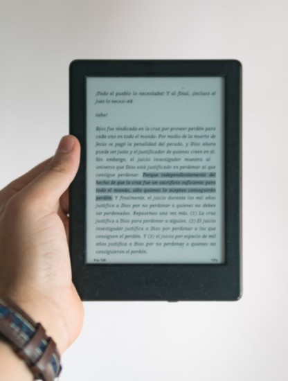 Carrying an eReader with you to read eBooks is very handy and fits in every pocket.